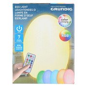 Color Changing Night Lamp in Egg Shape, with Remote Control
