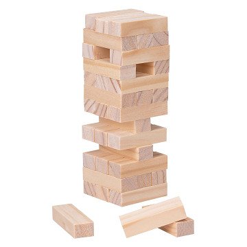 Wooden Stacking Game, 36 pieces.
