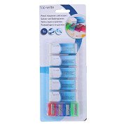 Pencil sharpener and erasers, 9 pcs.