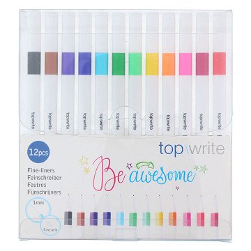 Fineliners Color, 12 pcs.