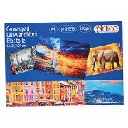Canvas-Zeichenblock A4 280g/m², 10 Blatt