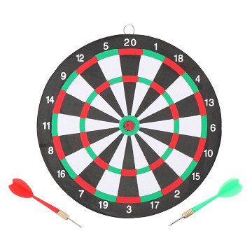 Dartscheibe mit Pfeilen