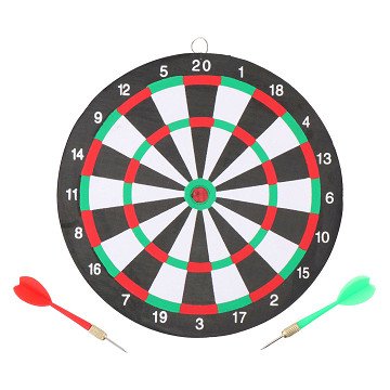 Dartscheibe Maikel Verberk Dartscheibe mit Pfeilen