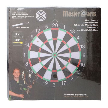Master Darts Dartboard Set with Scoreboard