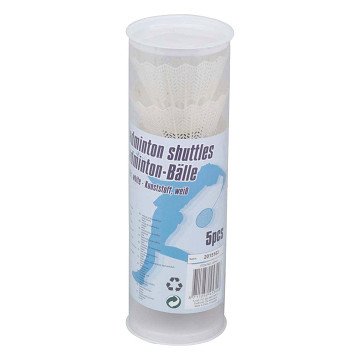 Badminton Shuttles, 5pcs