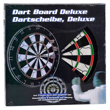 Dartscheibe Deluxe mit Pfeilen