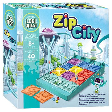 Logiquest Zip City Puzzle Game