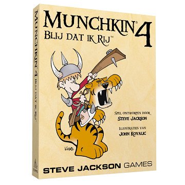 Munchkin 4 - Blij Dat Ik Rij Kaartspel