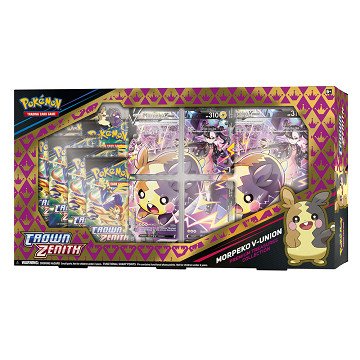 Pokémon-Sammelkartenspiel Crown Zenith Morpeko V-Union Premium-Kollektion