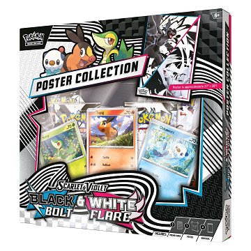 Pokémon SV10,5 Black Bolt & White Flare Poster Collection