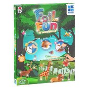 Megableu Foil Fun Stickers maken Dieren, 100 Stickers 