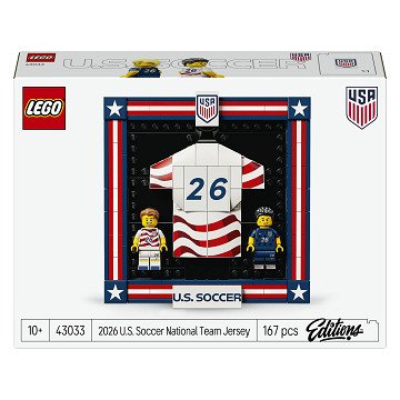 LEGO Editions 43033 Shirt van het Amerikaanse Voetbalteam 2026