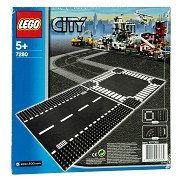 LEGO City 7280 Straight Road Plates and Intersection Thimble Toys