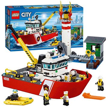 LEGO City 60109 Brandweerboot