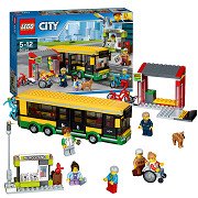 Lego city shop bus station