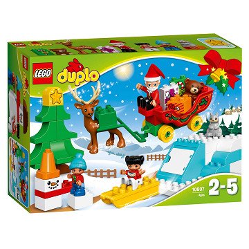 LEGO Duplo Town 10837 Wintervakantie van de Kerstman