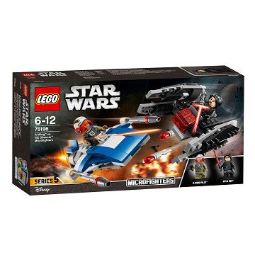 LEGO Star Wars 75196 A-wing vs. TIE Silencer microfighters