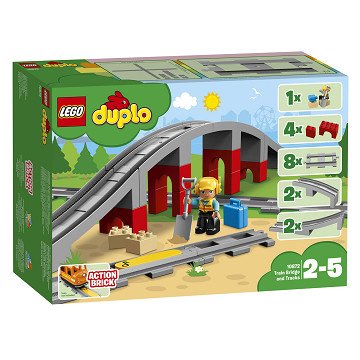 LEGO DUPLO 10872 Train Bridge and Tracks