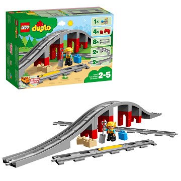 LEGO DUPLO 10872 Treinbrug en Rails