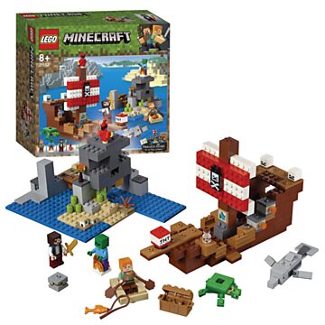 LEGO Minecraft 21152 Avontuur op het Piratenschip