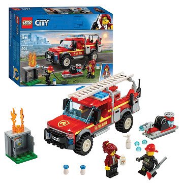 LEGO City Town 60231 Reddingswagen van Brandweercommandant