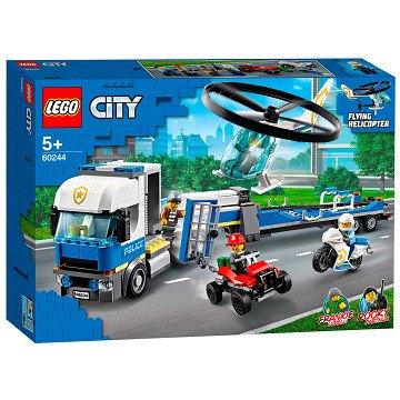 LEGO City 60244 Police Helicopter Transport