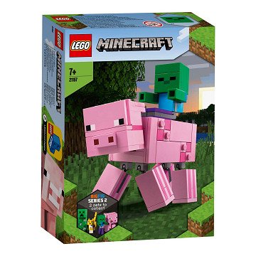 LEGO Minecraft 21157 BigFig Pig with Baby Zombie
