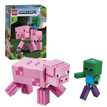 LEGO Minecraft 21157 BigFig Varken met Babyzombie