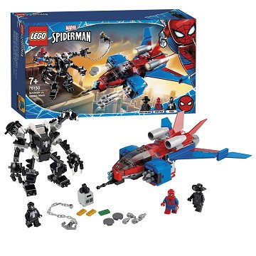 LEGO Super Heroes 76150 Spiderjet vs. Venom Mech