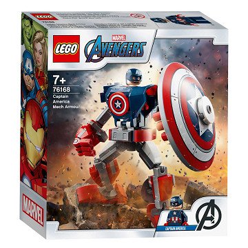 LEGO Marvel 76168 Avengers Captain America Mech-Rüstung