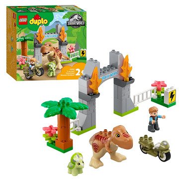 LEGO DUPLO 10939 T-Rex en Triceratops Dinosaurus Ontsnapping