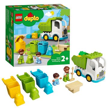 LEGO DUPLO 10945 Vuilniswagen en Recycling