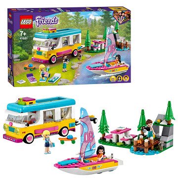 LEGO Friends 41681 Boscamper en Zeilboot