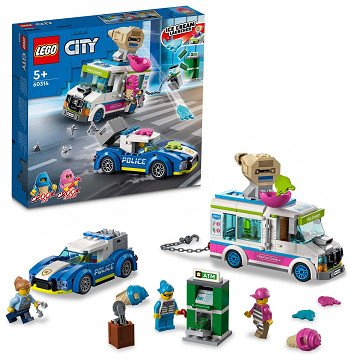 LEGO City 60314 IJswagen Politieachtervolging