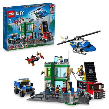 LEGO City 60317 Verfolgungsjagd der Polizei bei der Bank