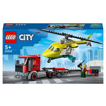 LEGO City 60343 Rescue Helicopter Transport