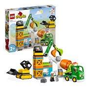 LEGO DUPLO Big Construction Site 10813 Building Set with Toy Dump Truck,  Toy Crane and Toy Bulldozer for a Complete Toddler Construction Toy Set (67