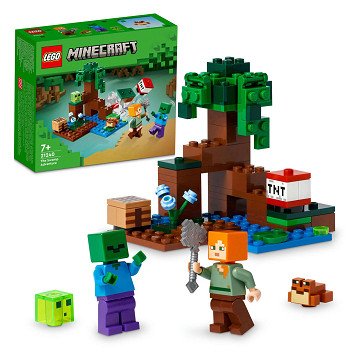 LEGO Minecraft 21240 Das Sumpfabenteuer