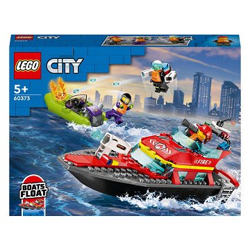 LEGO City 60373 Rettungsboot-Feuer