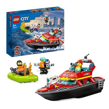 LEGO City 60373 Rettungsboot-Feuer