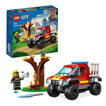 LEGO City 60393 4x4 Brandweertruck Redding