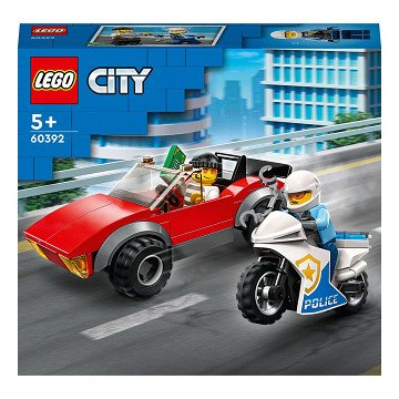 LEGO City 60392 Police Motorcycle Chase Car
