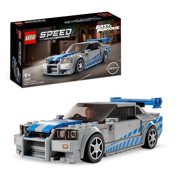 LEGO Speed ​​Champions 76917 2 Fast 2 Furious Nissan Skyline GT-R (R34)