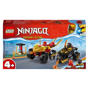 LEGO Ninjago 71789 Kai and Ras' Car vs. Motorcycle Showdown