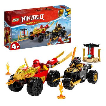 LEGO Ninjago 71789 Kai and Ras' Car vs. Motorcycle Duel