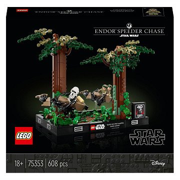 LEGO Star Wars 75353 Endor Speeder-Verfolgungsdiorama