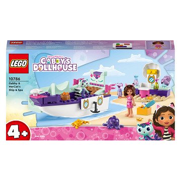 LEGO Gabby's Dollhouse 10786 Gabby and Mermaid Cat's Pamper Ship