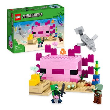 LEGO Minecraft 21247 Das Axolotl-Haus