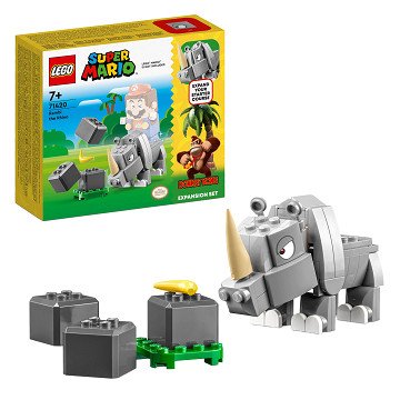 LEGO Super Mario 71420 Uitbreidingsset: Rambi de Neushoorn