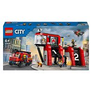 LEGO City 60414 Feuerwache und Feuerwehrauto